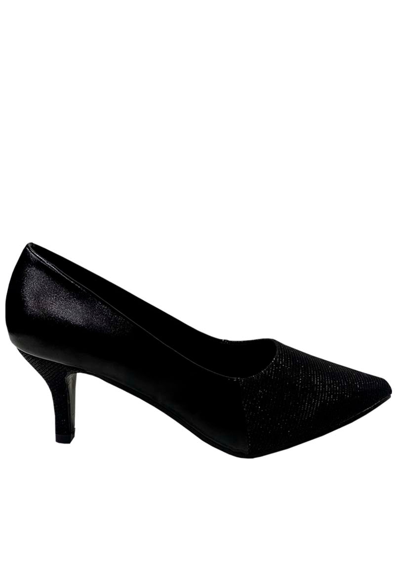 ZAPATO REINA ECOCUERO ZAU36 NEGRO - 1