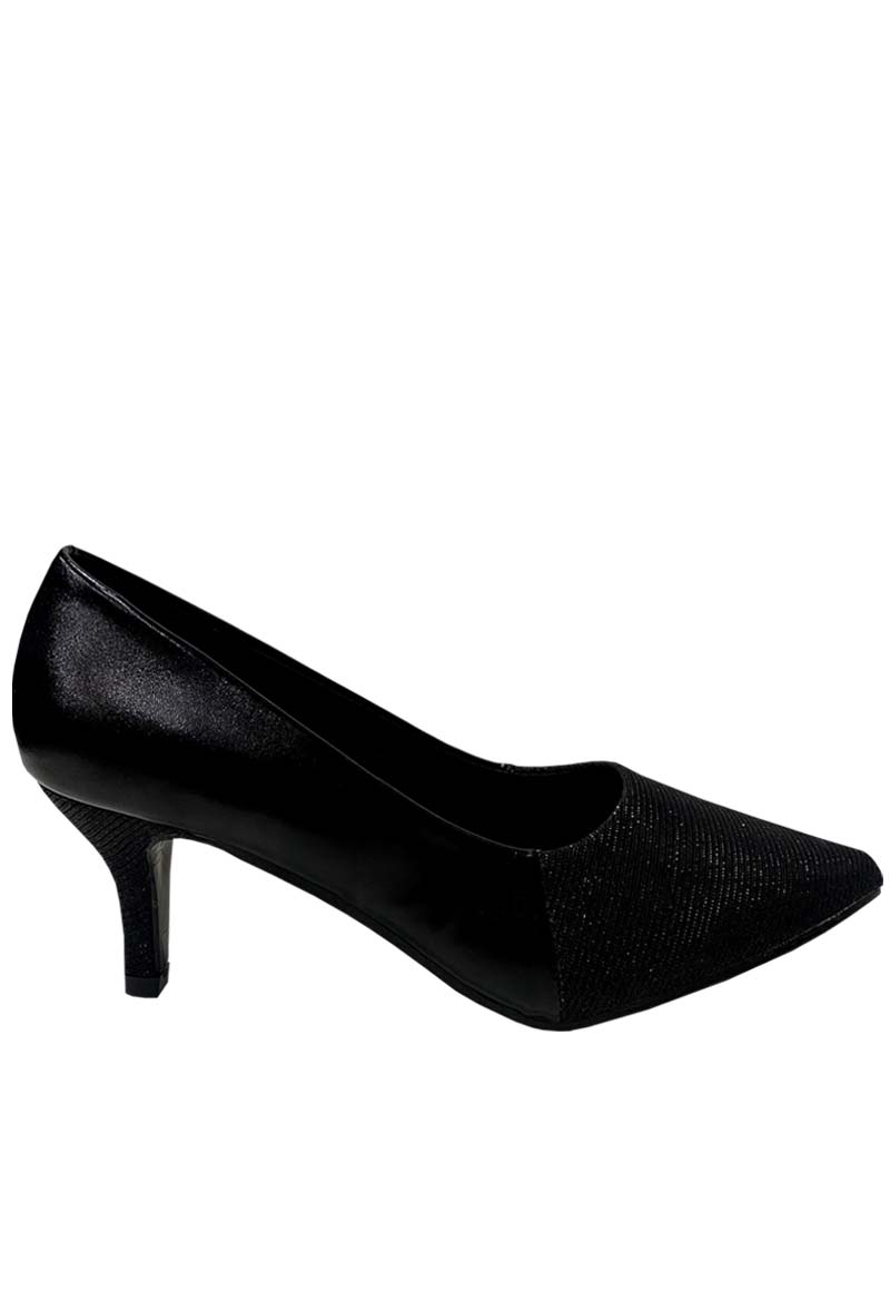 ZAPATO REINA ECOCUERO ZAU36 NEGRO - 1