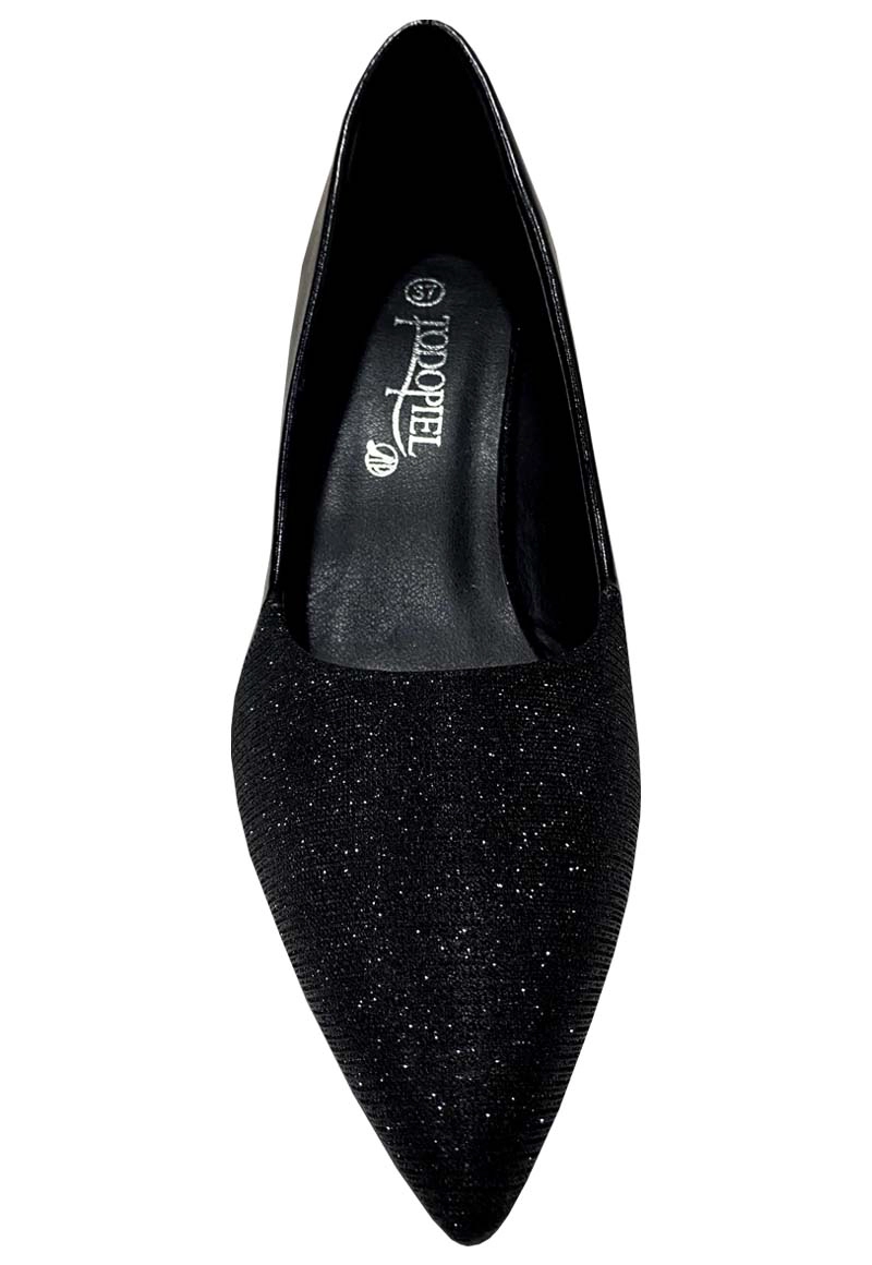 ZAPATO REINA ECOCUERO ZAU36 NEGRO - 3