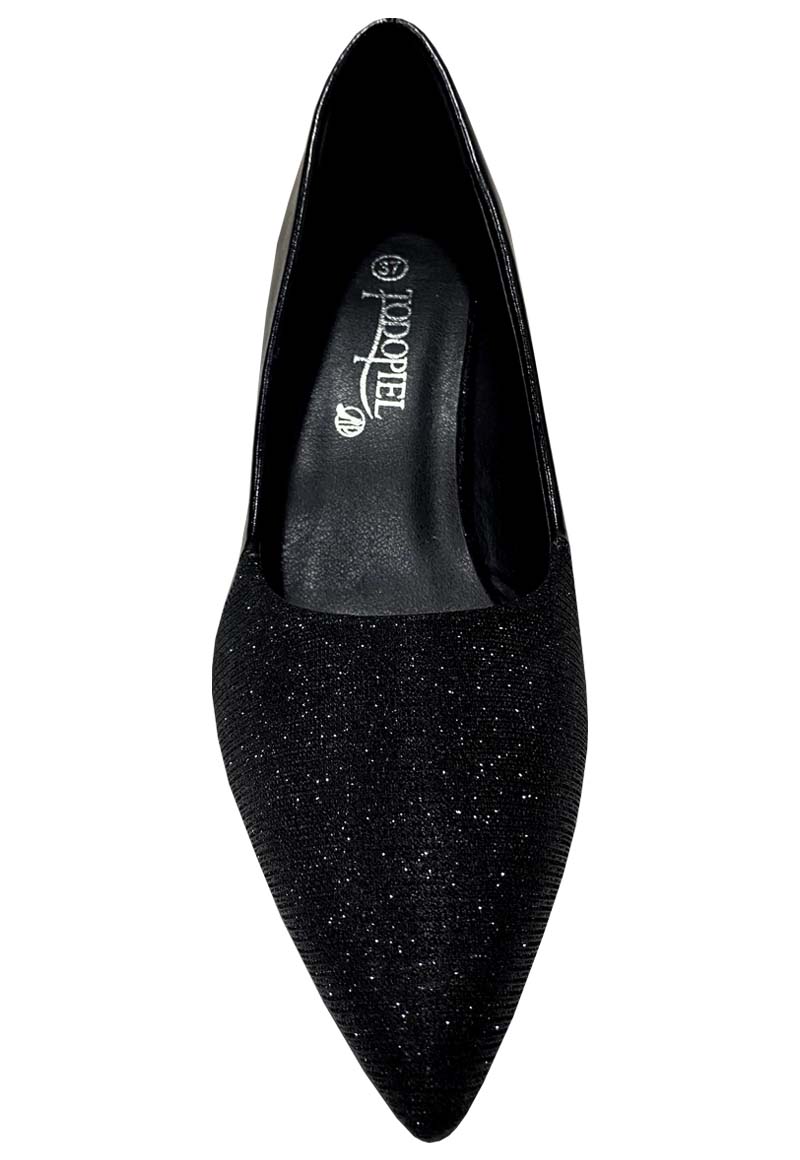ZAPATO REINA ECOCUERO ZAU36 NEGRO - 3