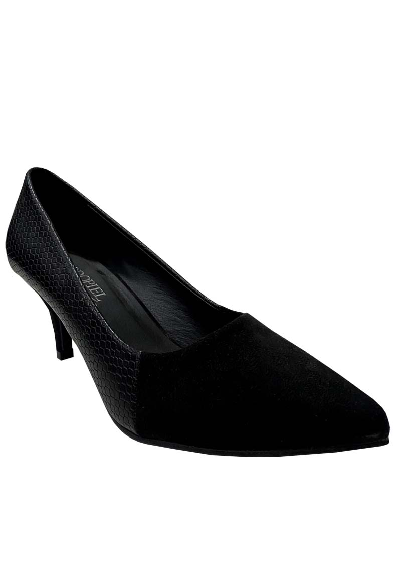 ZAPATO REINA ECOCUERO ZAU30 NEGRO - 2