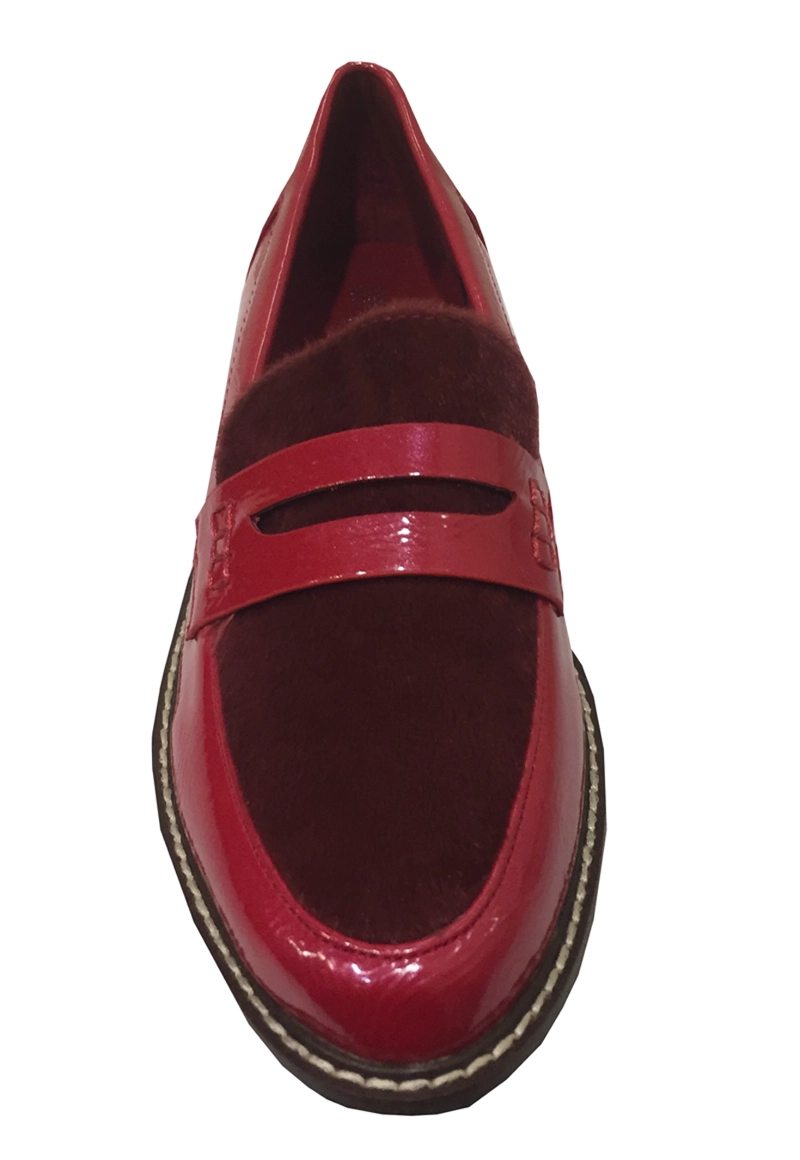 MOCASIN ECOCUERO  ZAT77 ROJO - 3