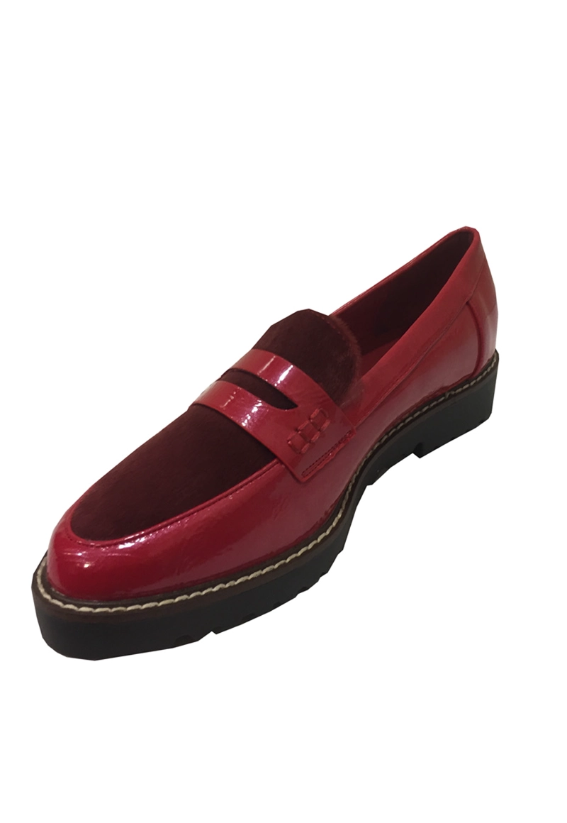 MOCASIN ECOCUERO  ZAT77 ROJO - 4