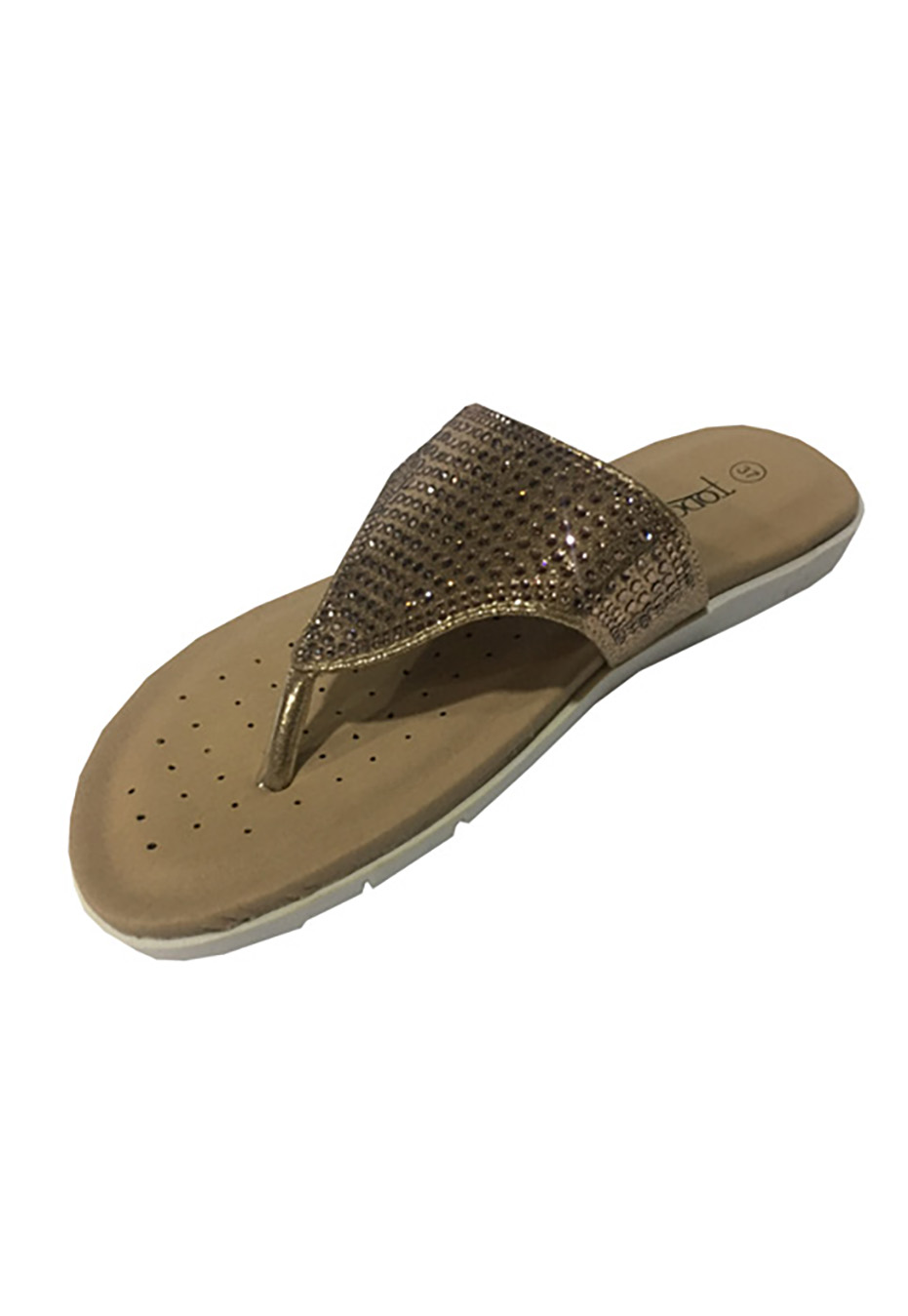 SANDALIAS MUJER TODOPIEL CAMEL ECOCUERO ZAU57 - 4