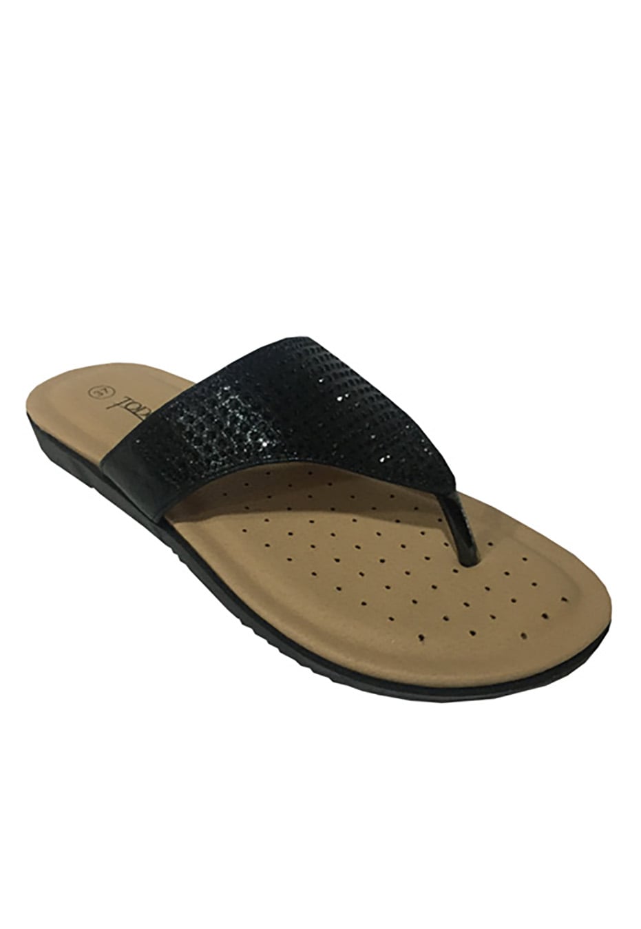 SANDALIA ECOCUERO ZAU57 NEGRO - 2