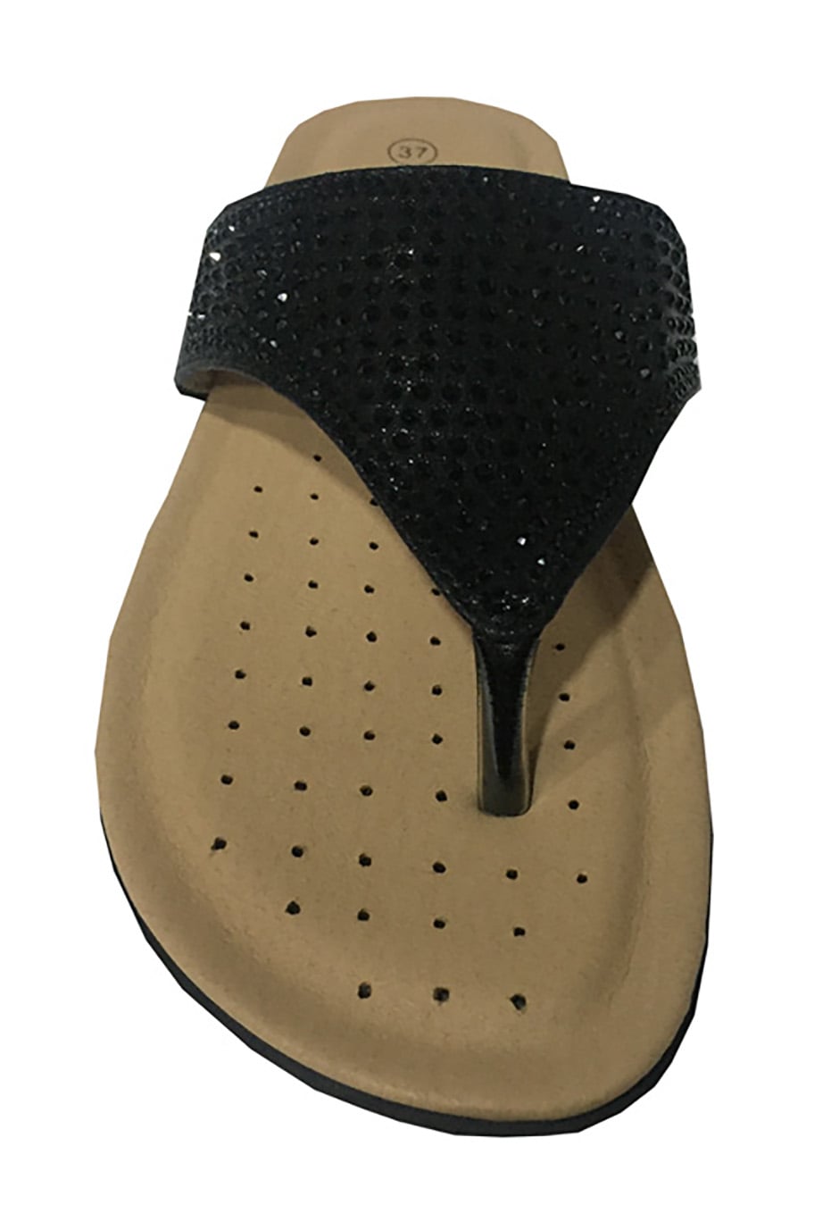 SANDALIA ECOCUERO ZAU57 NEGRO - 3