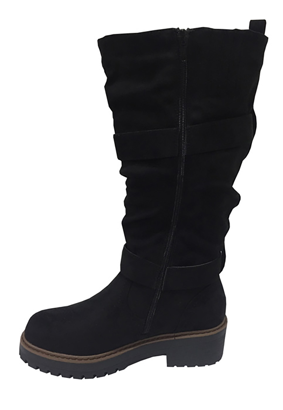 Ripley - BOTA GAMUZA ECOLÓGICA ZAV21 NEGRO