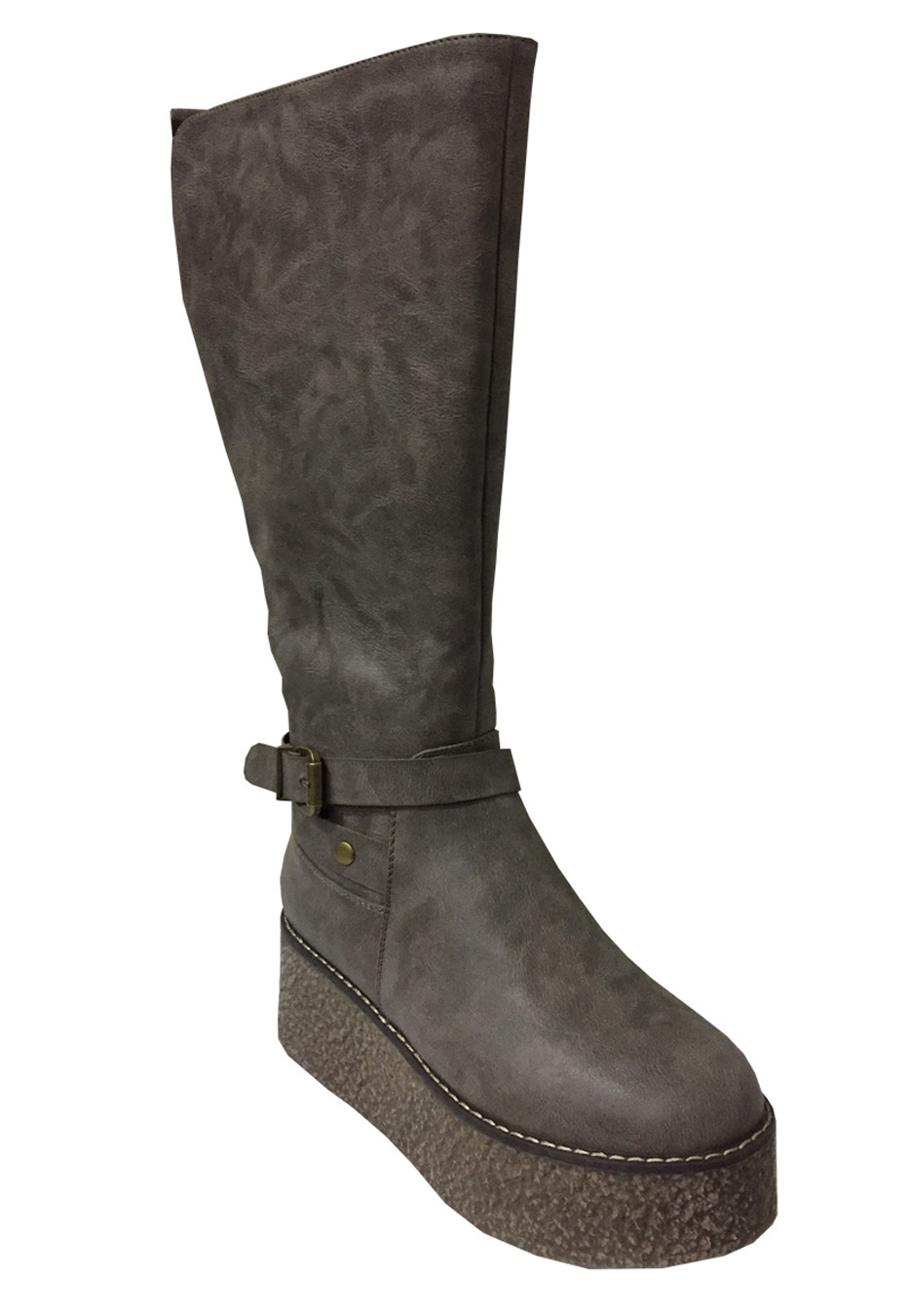 Ripley - BOTA ECOCUERO ZAV27 GRIS