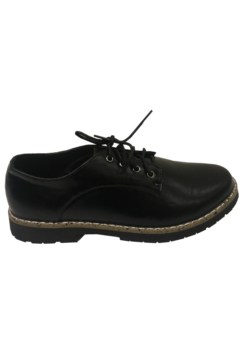 ZAPATO ESCOLAR ECOCUERO ZAV52 NEGRO - 1