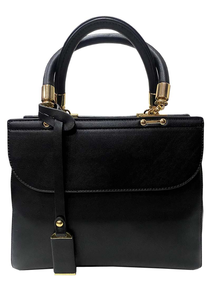 CARTERA CUERO ECOLÓGICO CRM12 NEGRO - 1
