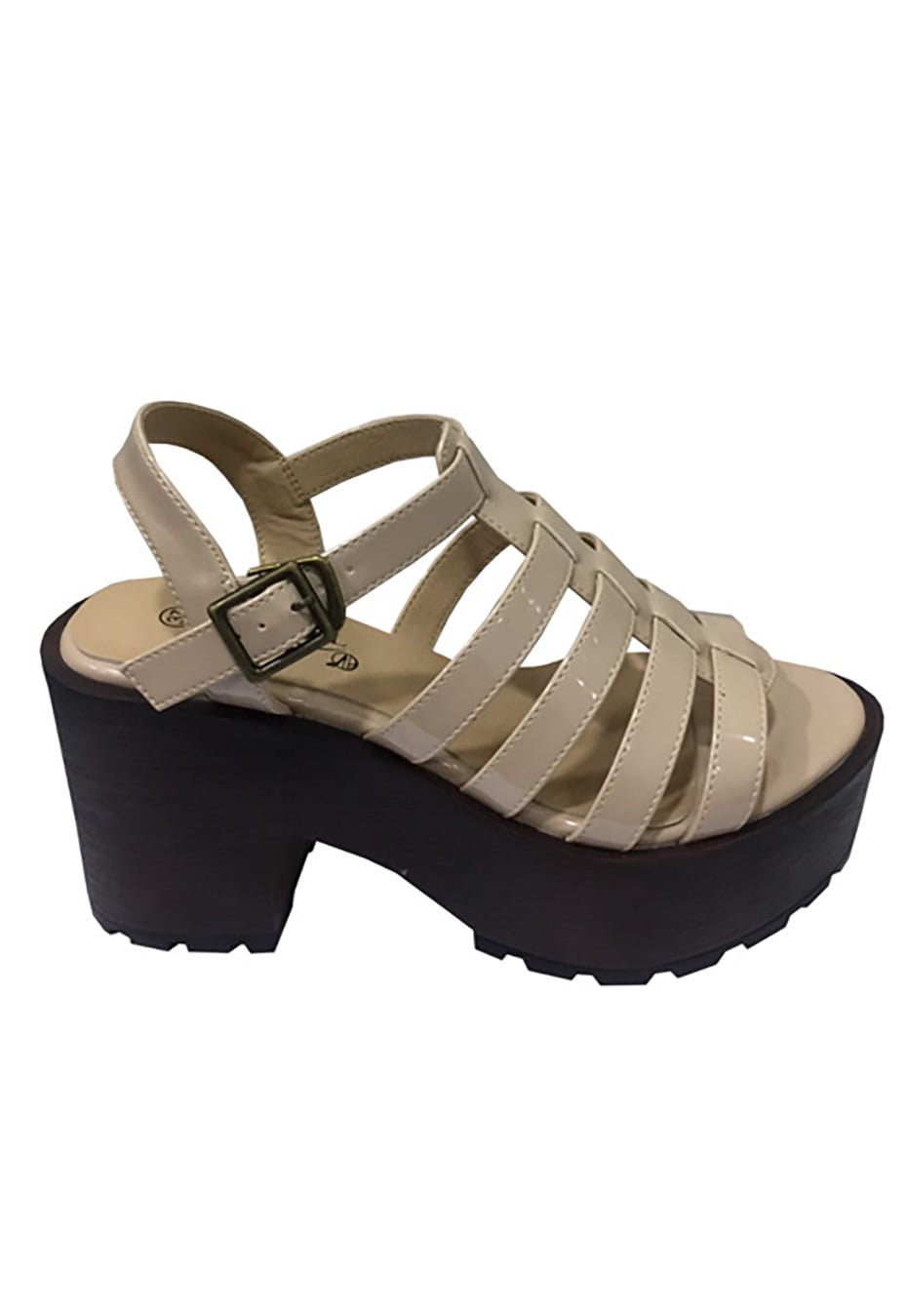 SANDALIAS MUJER TODOPIEL BEIGE ECOCUERO ZAW48 - 1