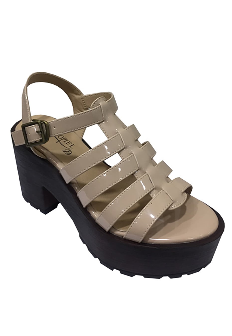 SANDALIAS MUJER TODOPIEL BEIGE ECOCUERO ZAW48 - 2