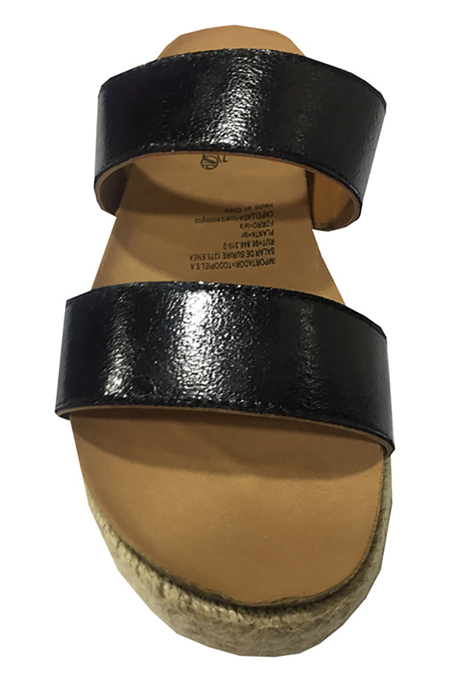 SANDALIAS MUJER TODOPIEL NEGRO ECOCUERO ZAV89 - 3