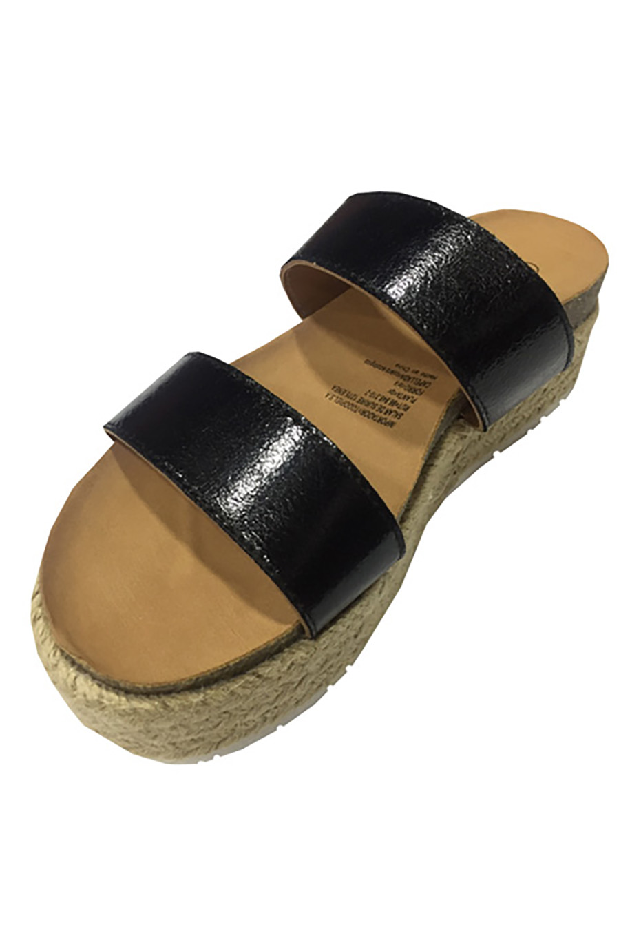 SANDALIAS MUJER TODOPIEL NEGRO ECOCUERO ZAV89 - 4