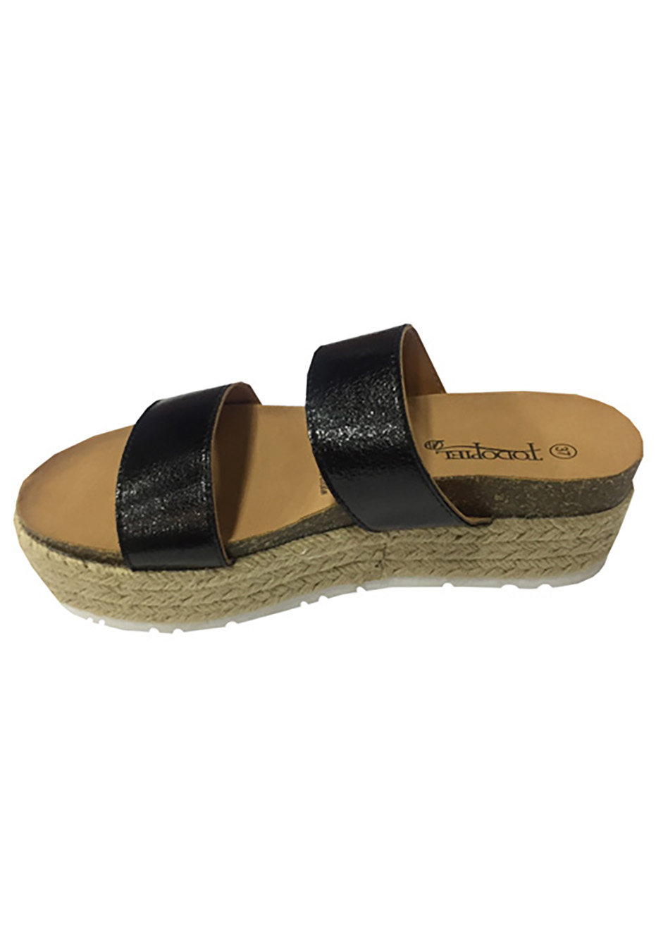 SANDALIAS MUJER TODOPIEL NEGRO ECOCUERO ZAV89 - 5