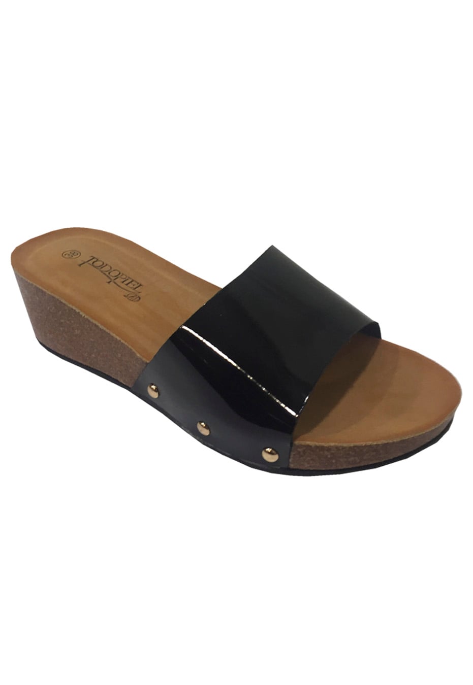 SANDALIA ECOCUERO ZAV96 NEGRO - 2