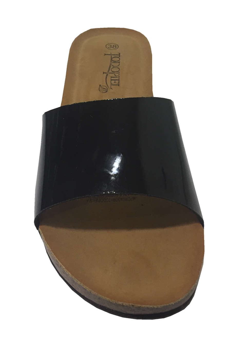 SANDALIA ECOCUERO ZAV96 NEGRO - 3