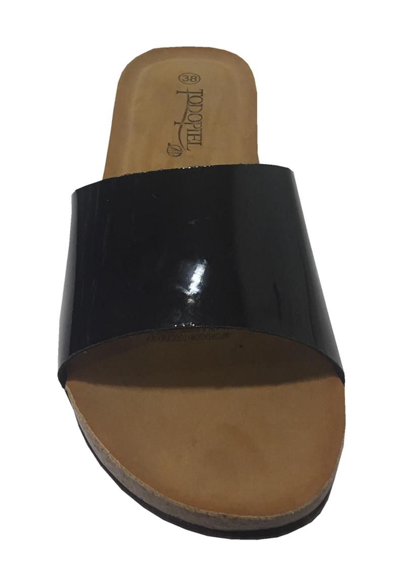 SANDALIA ECOCUERO ZAV96 NEGRO - 3