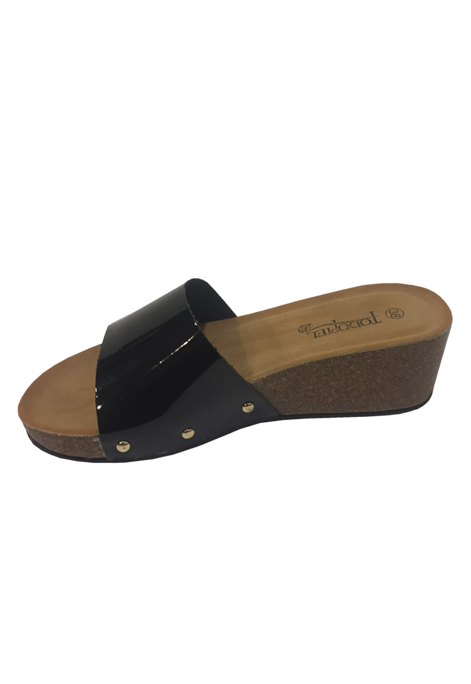 SANDALIA ECOCUERO ZAV96 NEGRO - 5