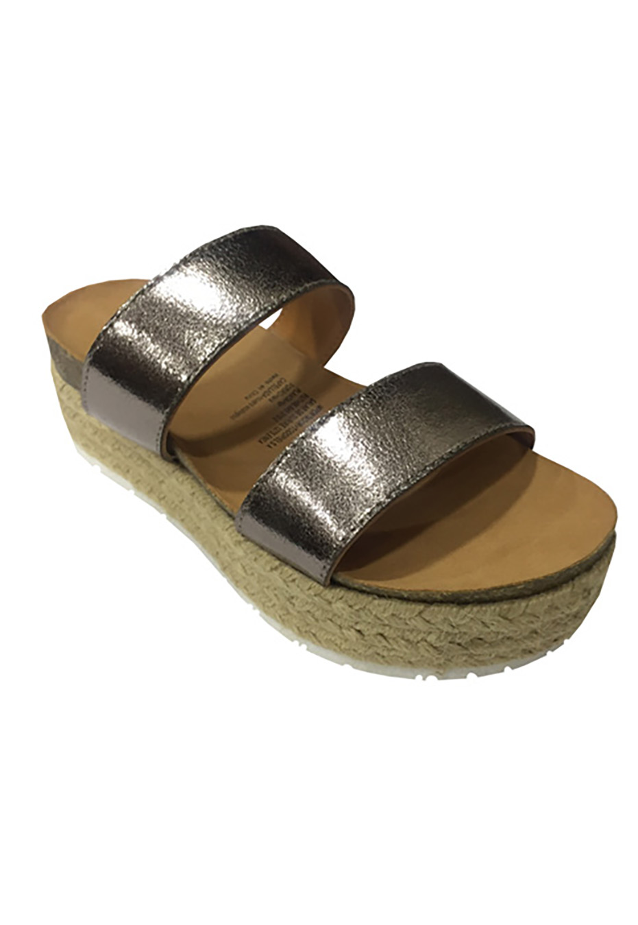 SANDALIAS MUJER TODOPIEL PLATA ECOCUERO ZAV89 - 2