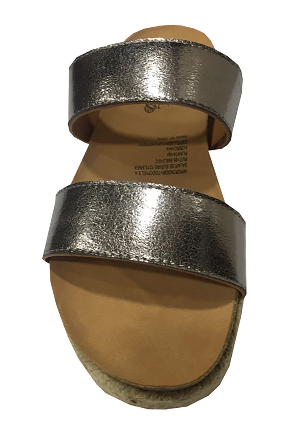 SANDALIAS MUJER TODOPIEL PLATA ECOCUERO ZAV89 - 3