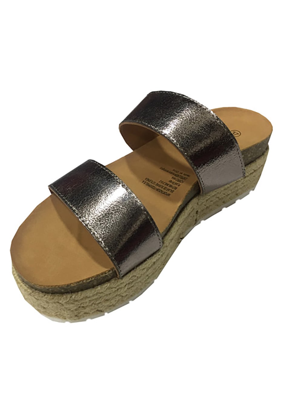 SANDALIAS MUJER TODOPIEL PLATA ECOCUERO ZAV89 - 4