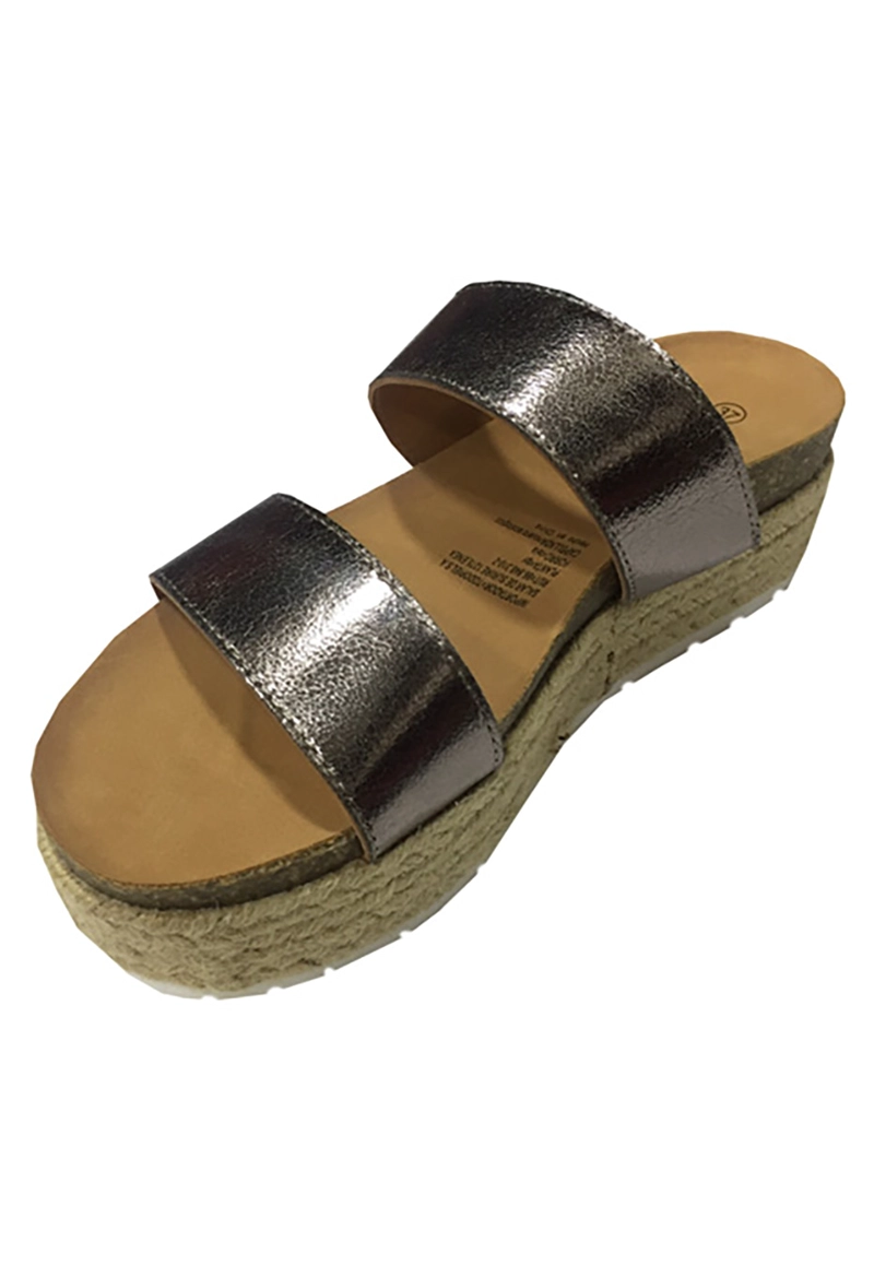 SANDALIAS MUJER TODOPIEL PLATA ECOCUERO ZAV89 - 4