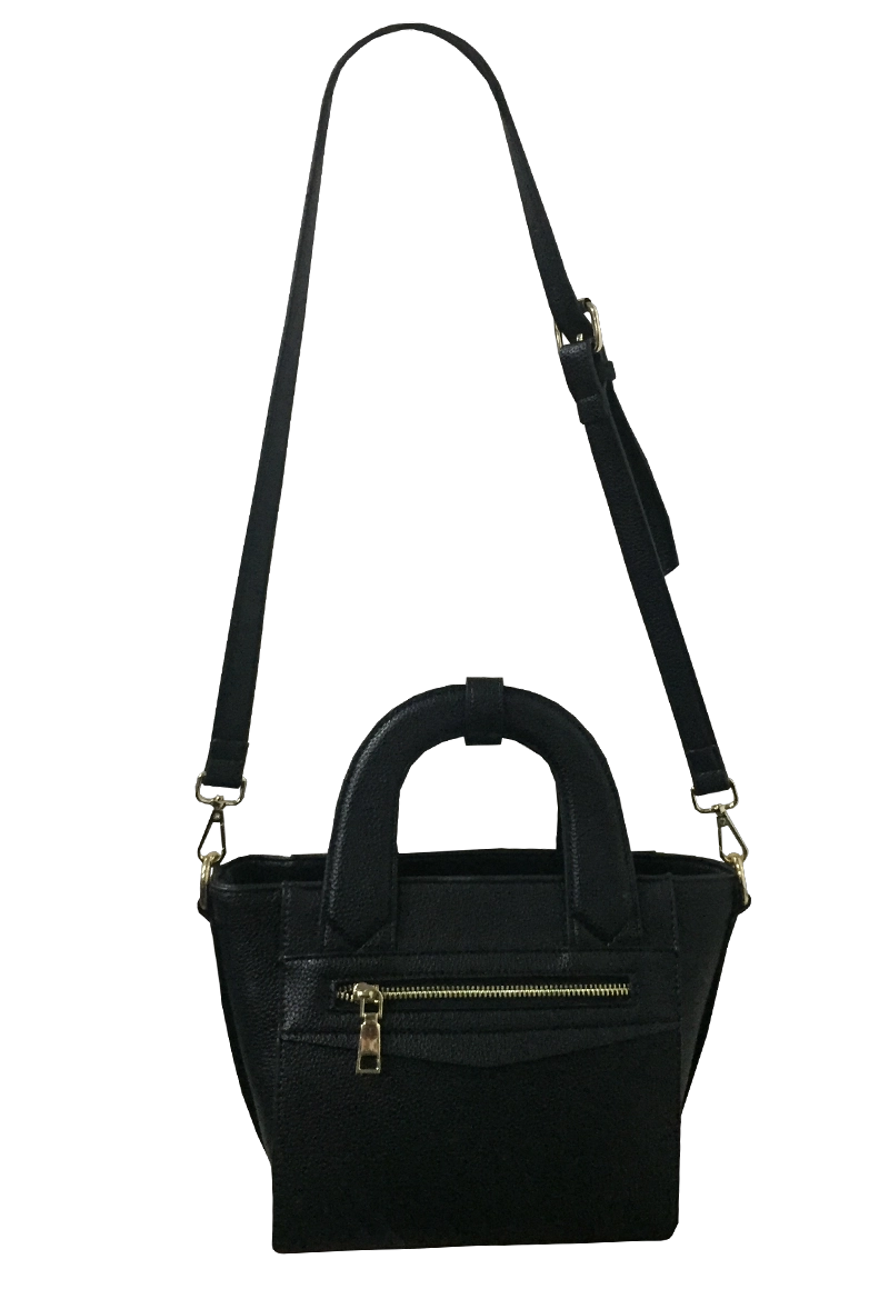 CARTERA CUERO ECOLOGICO NEGRA CRO60 - 2