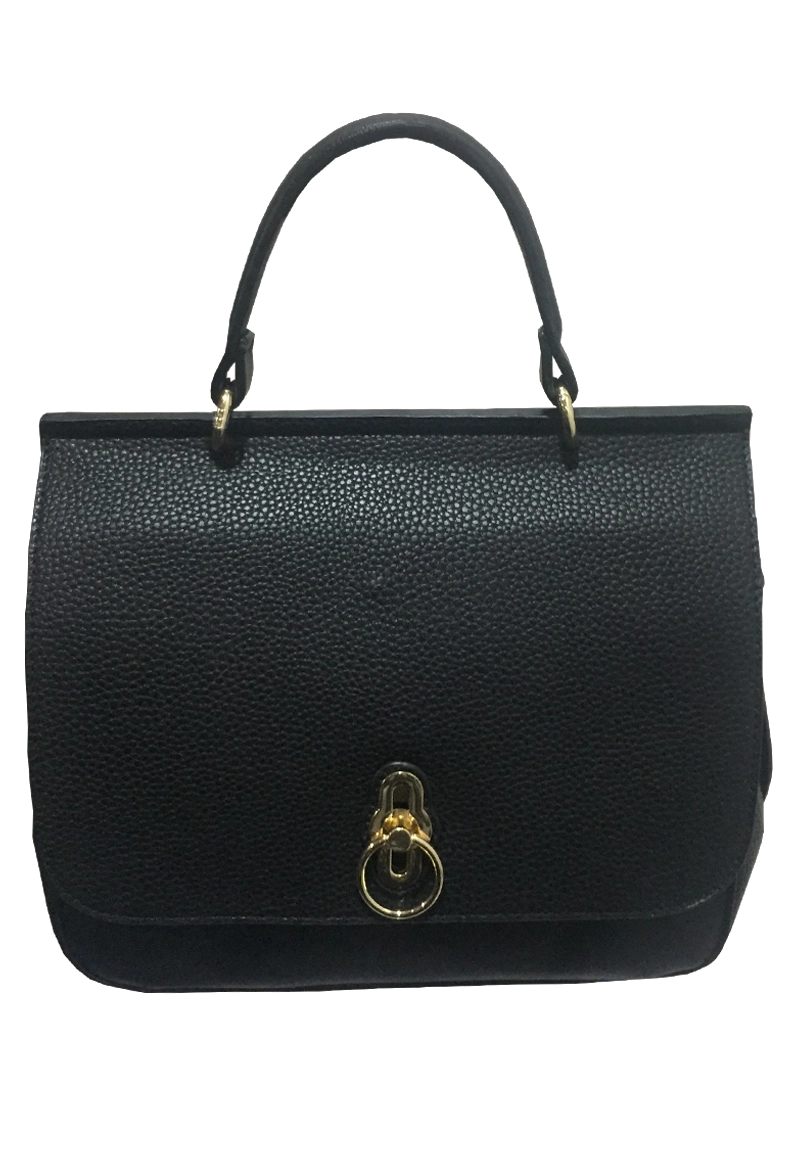 CARTERA CUERO ECOLOGICO NEGRA CRO61 - 1