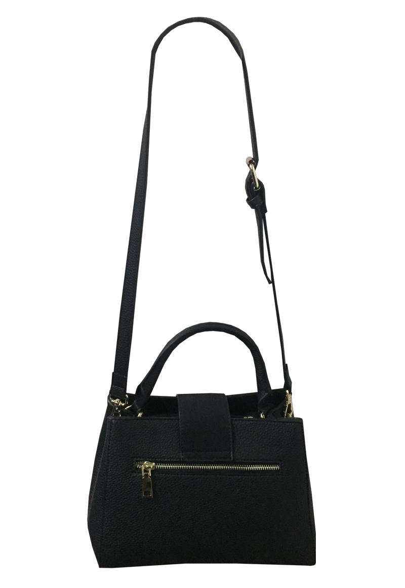 CARTERA CUERO ECOLOGICO NEGRA CRO63 - 1