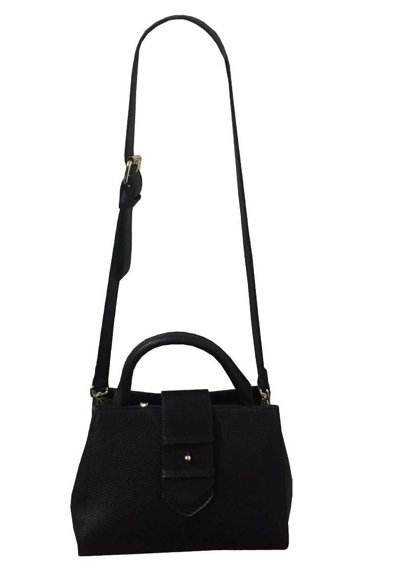 CARTERA CUERO ECOLOGICO NEGRA CRO63 - 2