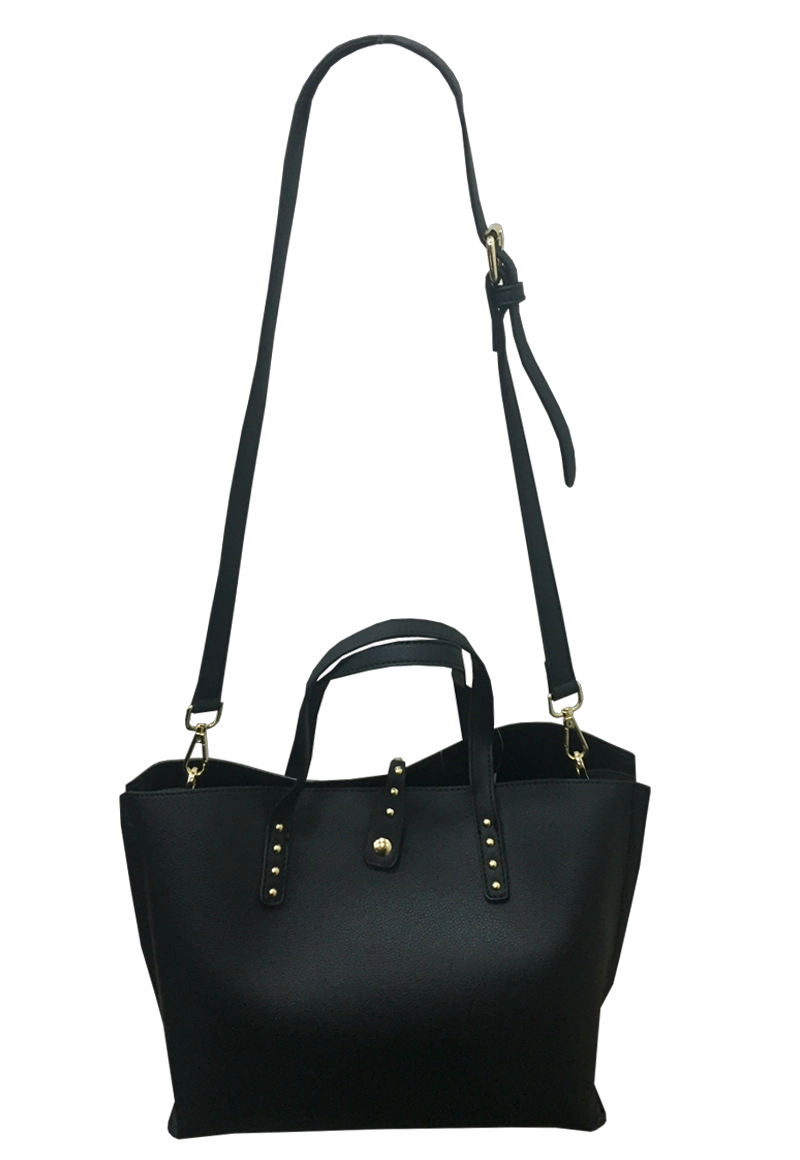 CARTERA CUERO ECOLOGICO NEGRA CRO52 - 1