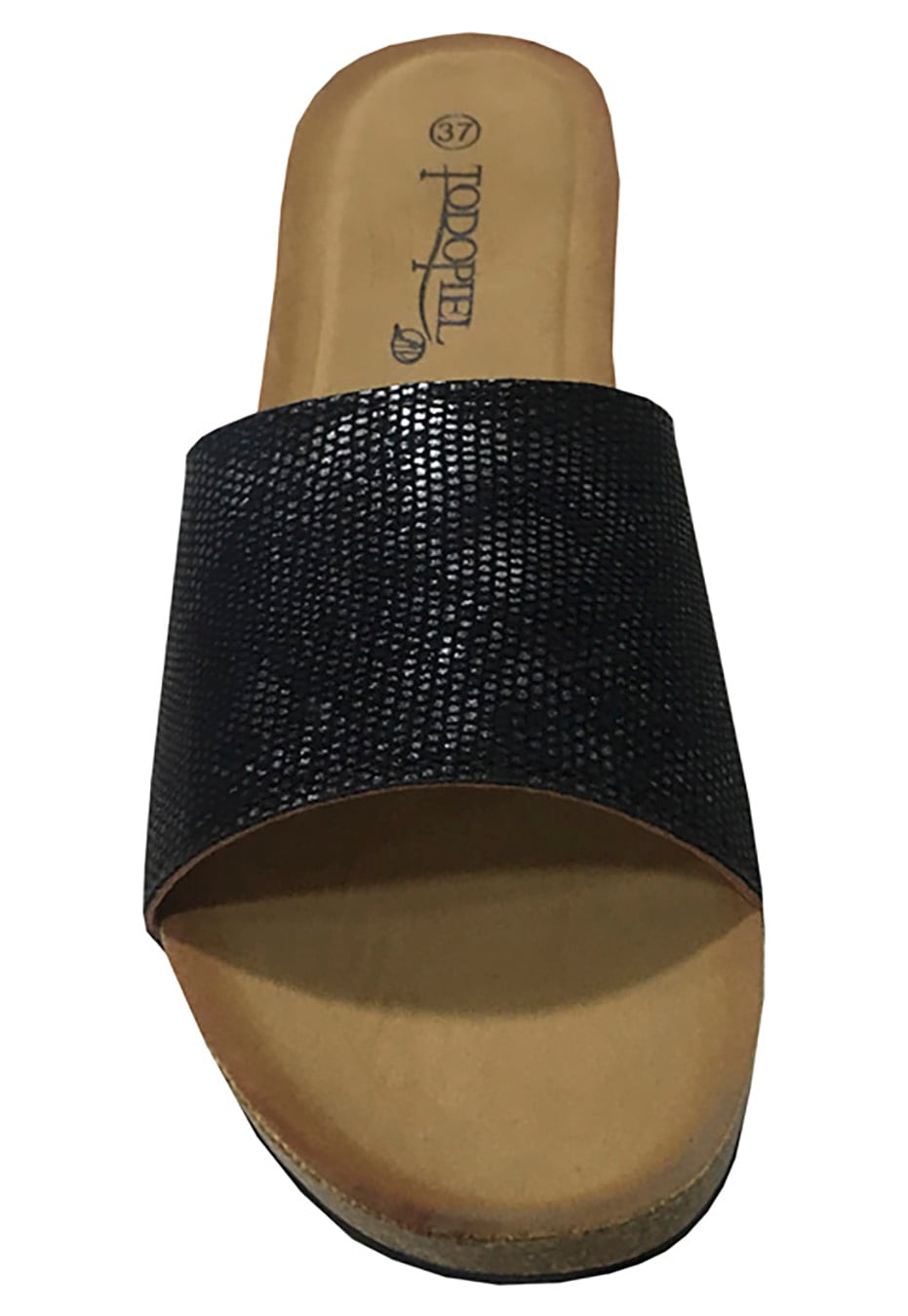 SANDALIA ECOCUERO ZAX34 NEGRO - 3