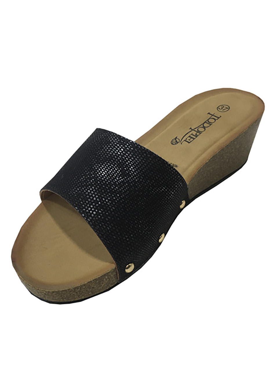 SANDALIA ECOCUERO ZAX34 NEGRO - 4