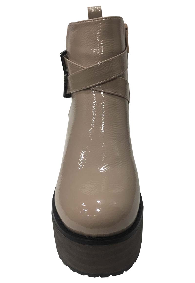 Ripley - BOTÍN ECOCUERO ZAX80 BEIGE