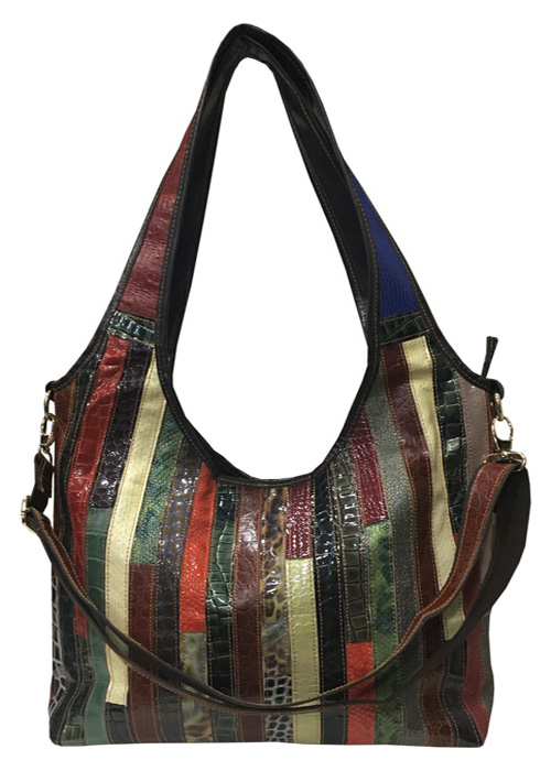 Cartera Cuero Bordada IMP-41658