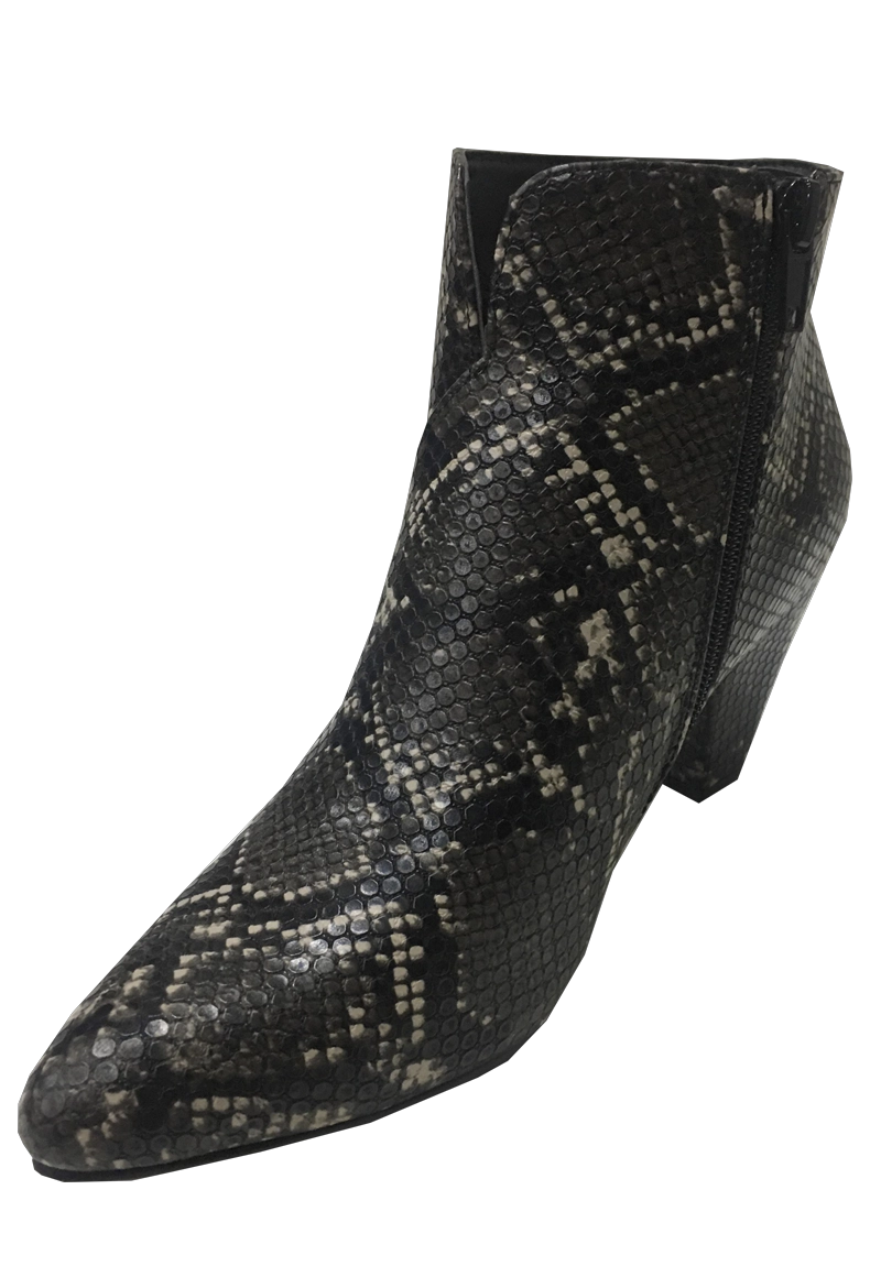 BOTIN ECOCUERO ZAX50 CAFE  SNAKE - 4