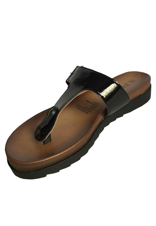 SANDALIA ECOCUERO ZAY41 NEGRO - 4