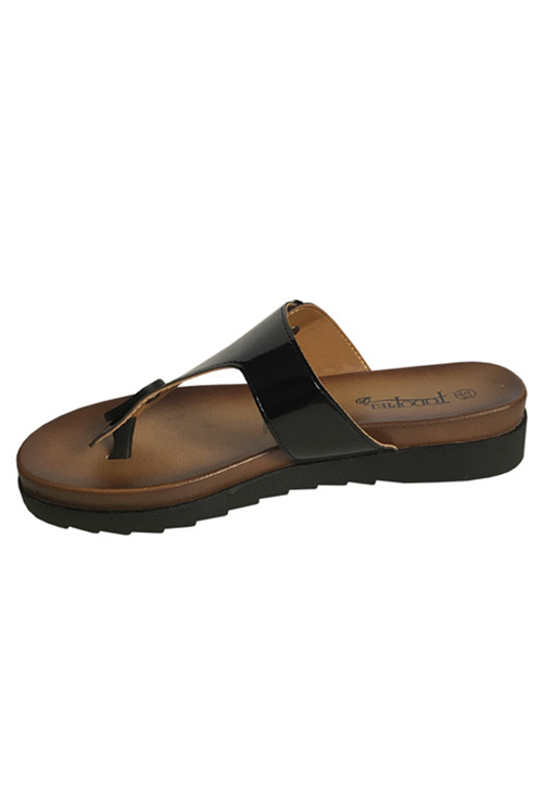 SANDALIA ECOCUERO ZAY41 NEGRO - 5