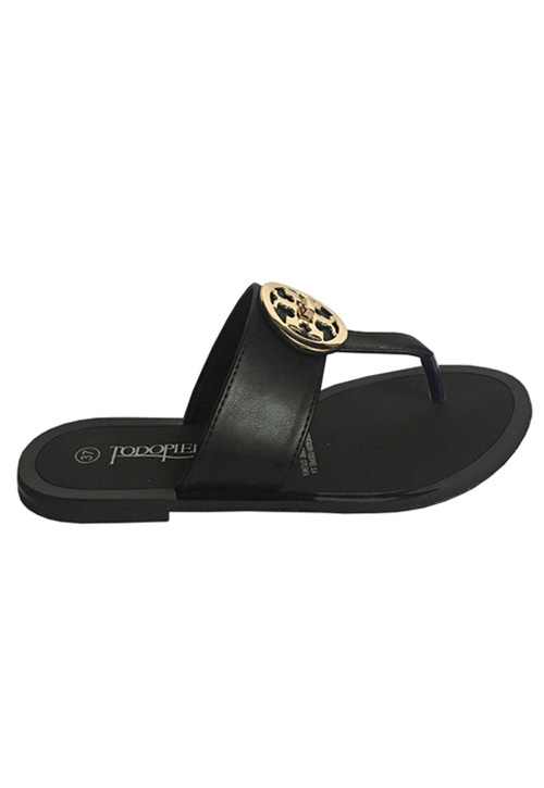 SANDALIA ECOCUERO ZAY36 NEGRO - 1
