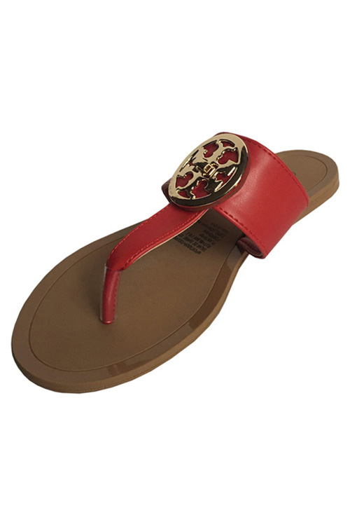 SANDALIA ECOCUERO ZAY36 ROJO - 4