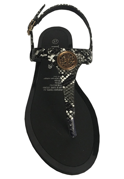 SANDALIA ECOCUERO ZAY38 NEGRO - 3