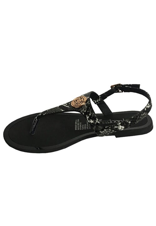 SANDALIA ECOCUERO ZAY38 NEGRO - 5