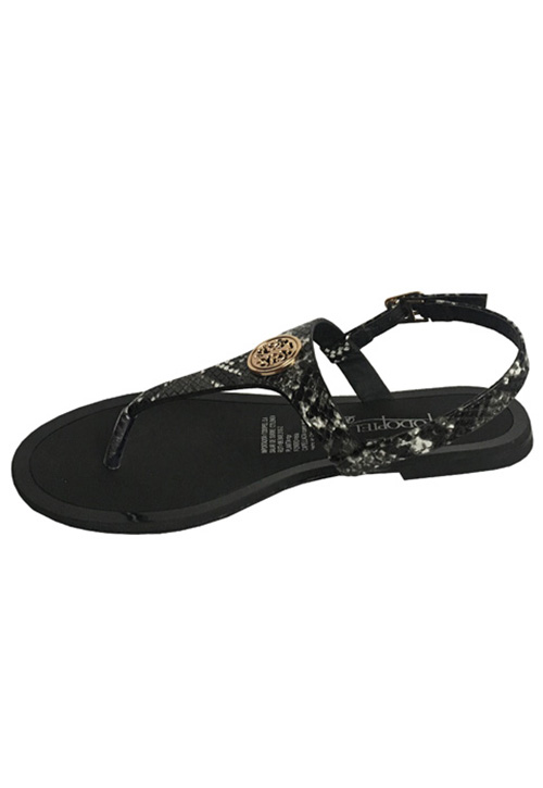 SANDALIA ECOCUERO ZAY38 NEGRO - 5
