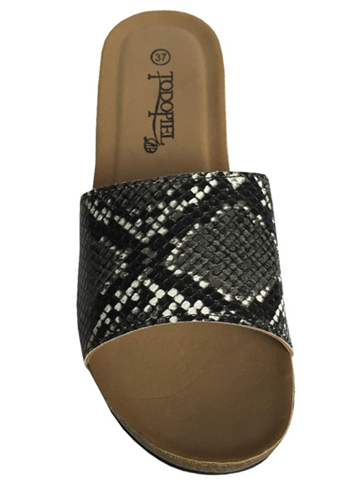 SANDALIAS MUJER TODOPIEL NEGRO ECOCUERO ZAY27 - 3