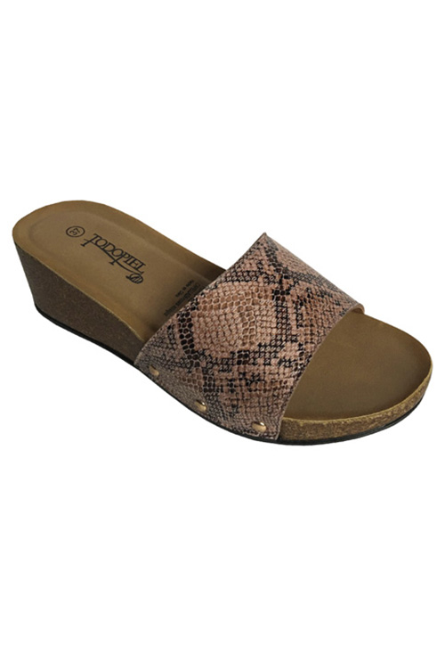 SANDALIAS MUJER TODOPIEL ROSA ECOCUERO ZAY27 - 2
