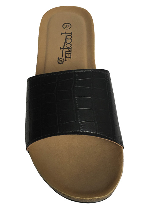 SANDALIA ECOCUERO ZAY28 NEGRO - 3