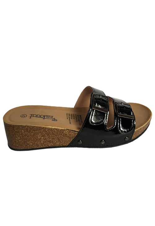 SANDALIA ECOCUERO ZAY63 NEGRO - 1
