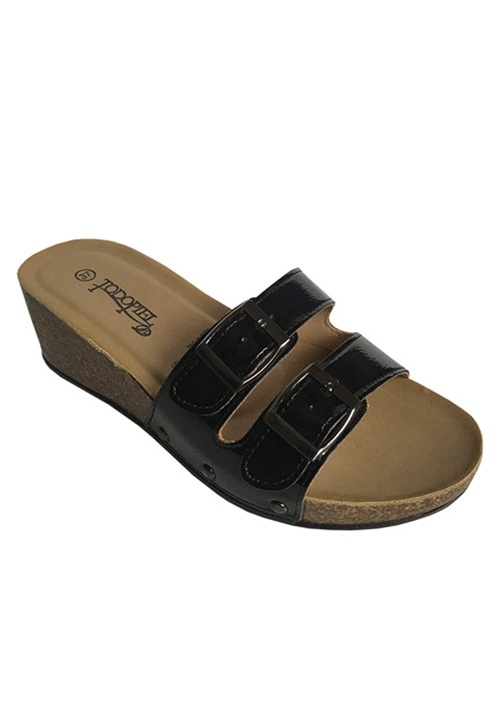 SANDALIA ECOCUERO ZAY63 NEGRO - 2