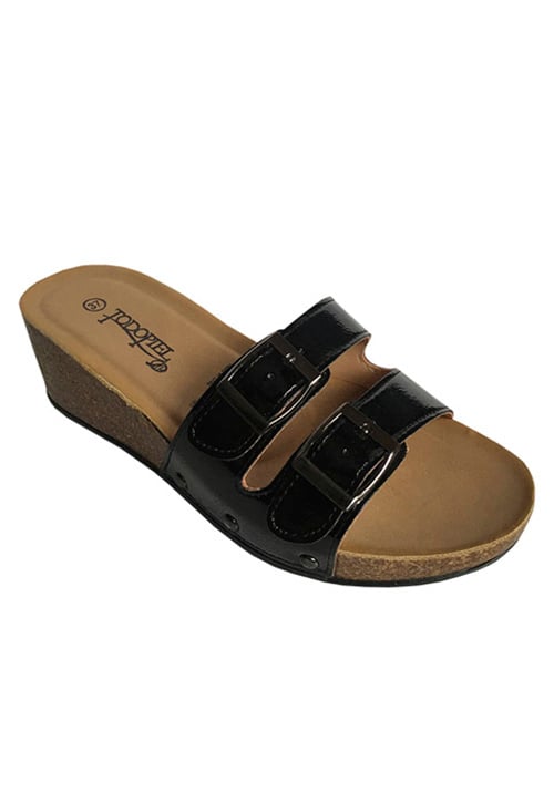 SANDALIA ECOCUERO ZAY63 NEGRO - 2